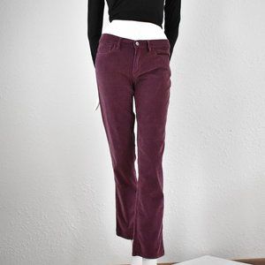 Calvin Klein Purple Corduroy Straight Leg Jeans 6
